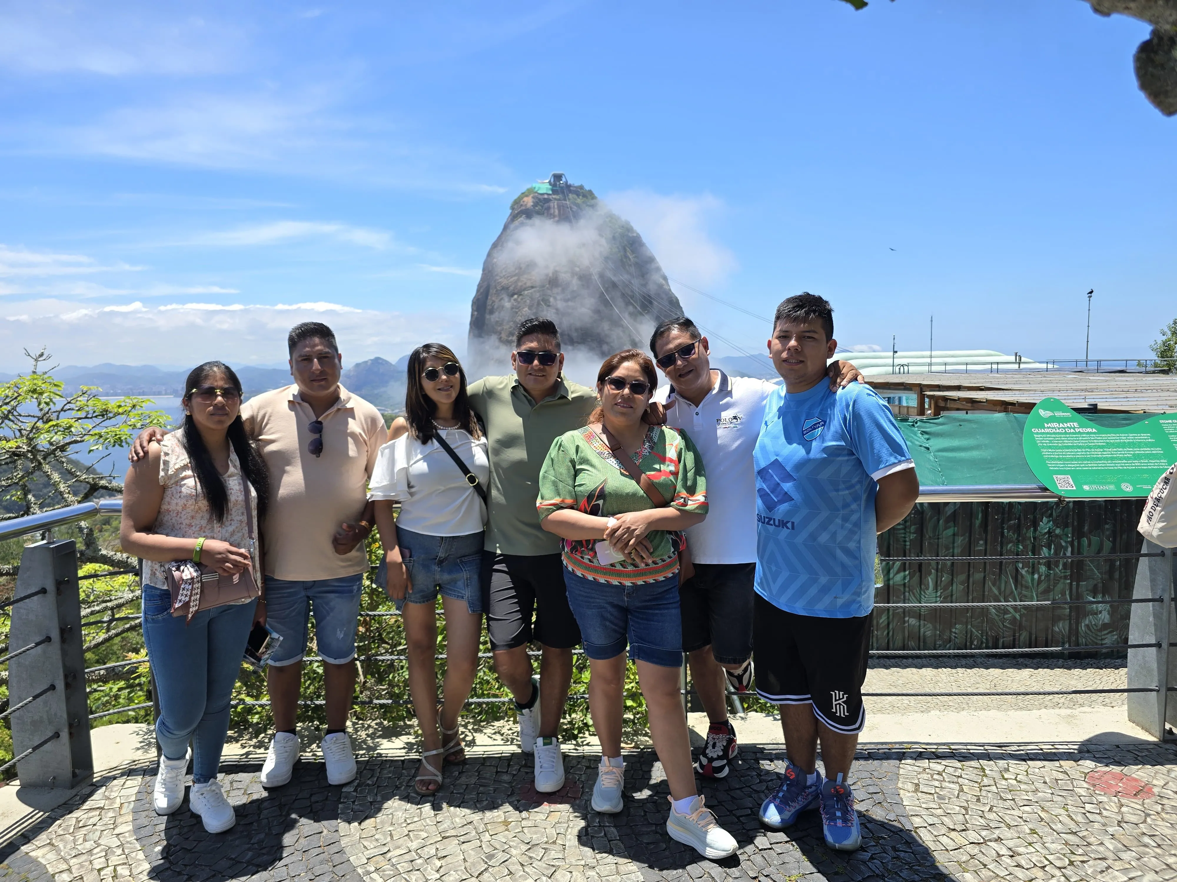group at sugarloaf mountain viewpoint